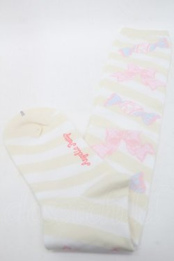 画像2: Angelic Pretty / キャンディボーダーオーバーニー  アイボリー S-25-09-25-012-AP-AC-HR-ZS