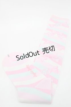 画像2: Angelic Pretty / キャンディボーダーオーバーニー  ピンクｘミント S-25-09-25-013-AP-AC-HR-ZS