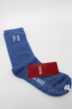画像2: PINK HOUSE / PHロゴ入りソックス  ブルー S-25-09-25-019-LO-ZA-HR-ZS