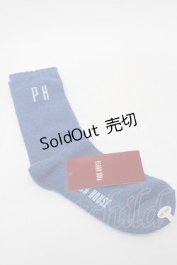 画像2: PINK HOUSE / PHロゴ入りソックス  ブルー S-25-09-25-019-LO-ZA-HR-ZS