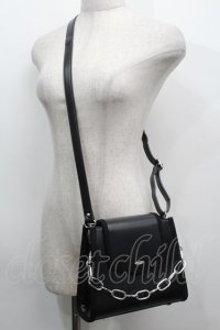 EATME / チェーンハンドルショルダーバッグ  黒 S-25-09-25-023-LO-BG-HR-ZS