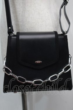 画像2: EATME / チェーンハンドルショルダーバッグ  黒 S-25-09-25-023-LO-BG-HR-ZS
