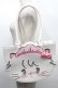 画像1: axes femme kawaii / ムースのおかおトートバッグ  白 S-25-09-25-025-AX-BG-AS-ZS (1)