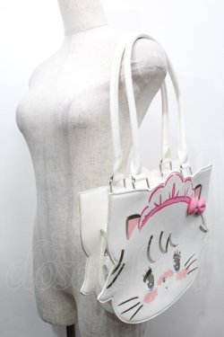 画像2: axes femme kawaii / ムースのおかおトートバッグ  白 S-25-09-25-025-AX-BG-AS-ZS