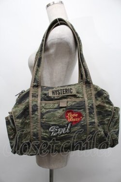 画像1: HYSTERIC GLAMOUR / 迷彩柄ハンドバッグ  カーキ S-25-09-25-026-PU-SK-HR-ZS