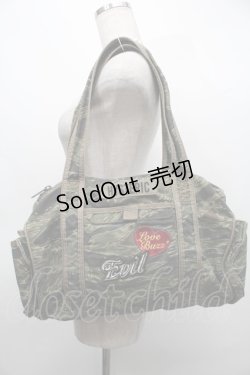 画像1: HYSTERIC GLAMOUR / 迷彩柄ハンドバッグ  カーキ S-25-09-25-026-PU-SK-HR-ZS