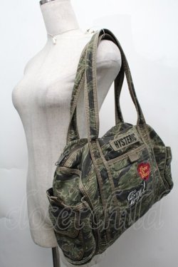 画像2: HYSTERIC GLAMOUR / 迷彩柄ハンドバッグ  カーキ S-25-09-25-026-PU-SK-HR-ZS