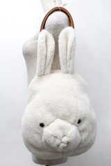 PINK HOUSE / クッキーラビッツ顔ぐるみバッグ  オフ S-25-09-25-028-LO-BG-AS-ZS