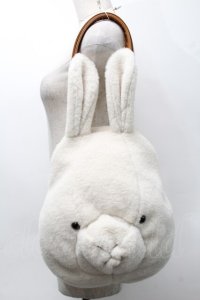 PINK HOUSE / クッキーラビッツ顔ぐるみバッグ  オフ S-25-09-25-028-LO-BG-AS-ZS