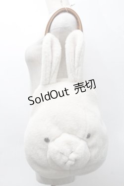 画像1: PINK HOUSE / クッキーラビッツ顔ぐるみバッグ  オフ S-25-09-25-028-LO-BG-AS-ZS