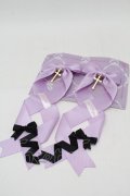 LOTUS ribbon / ツインリボンバレッタ  ラベンダー S-25-09-27-005-EL-AC-AS-ZS