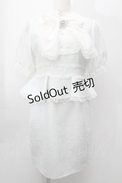 画像1: Rojita / ツイードワンピース  サックス S-25-09-27-048-LO-OP-AS-ZS