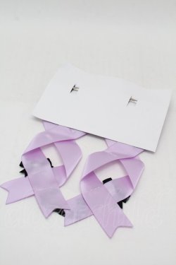 画像2: LOTUS ribbon / ツインリボンバレッタ  ラベンダー S-25-09-27-005-EL-AC-AS-ZS