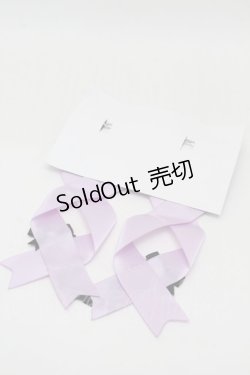 画像2: LOTUS ribbon / ツインリボンバレッタ  ラベンダー S-25-09-27-005-EL-AC-AS-ZS