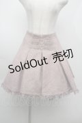 Rojita / レースボンディングハートリングベルトスカート  ピンク S-25-09-27-058-LO-SK-AS-ZS