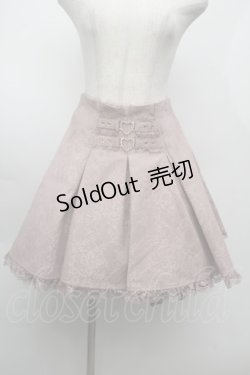 画像1: Rojita / レースボンディングハートリングベルトスカート  ピンク S-25-09-27-058-LO-SK-AS-ZS