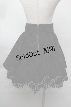 画像2: Rojita / 裾シアーフリル風フレアスカート  黒 S-25-09-27-059-LO-SK-AS-ZS