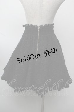 画像2: Rojita / タイドバックルツイードフレアスカート  黒 S-25-09-27-062-LO-SK-AS-ZS