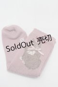 PINK HOUSE / 猫モチーフソックス  ピンク S-25-09-27-012-LO-ZA-HR-ZS