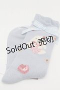 PINK HOUSE / sweets lop ear bunnyソックス  サックス S-25-09-27-014-LO-ZA-HR-ZS