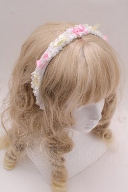 画像2: BABY,THE STARS SHINE BRIGHT / Cutie Whipped cream parfaitカチューシャ  ピンクｘイエロー S-25-09-27-019-BA-AC-HR-ZS