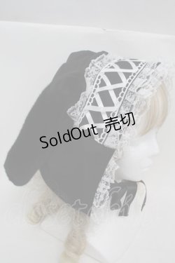 画像3: Jamie エーエヌケー / ヘッドドレスうさちゃんフード  黒 S-25-09-27-022-LO-AC-AS-ZS