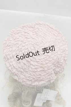 画像2: PINK HOUSE / ローンフリルベレー帽  ピンク S-25-09-27-024-LO-AC-AS-ZS