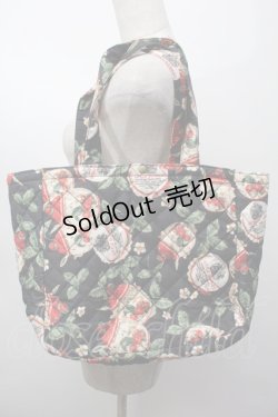 画像2: PINK HOUSE / ムック本付録　キルティングバッグ  黒 S-25-09-27-029-LO-BG-HR-ZS