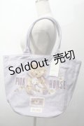 PINK HOUSE / ひな菊ロンド刺しゅうバッグ  ラベンダー S-25-09-27-031-LO-BG-HR-ZS