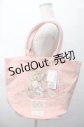 PINK HOUSE / ひな菊ロンド刺しゅうバッグ  ピンク S-25-09-27-032-LO-BG-HR-ZS