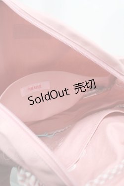 画像3: PINK HOUSE / ロゴ刺繍ハートフリルバッグ  ピンク S-25-09-27-034-LO-AC-HR-ZS