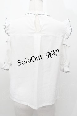 画像2: LIZ LISA / 3つリボンハートチョーカーブラウス  白 S-25-09-27-039-LO-BL-AS-ZS