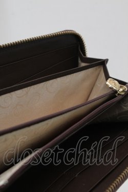画像3: Q-pot. / チョコレートラウンドファスナーウォレット  ブラウン S-25-09-27-004-QP-ZA-AS-ZS