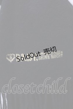 画像2: BABY,THE STARS SHINE BRIGHT / ロゴ刺繍ストール  黒 S-25-09-29-035-BA-ZA-AS-ZT485