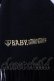 画像2: BABY,THE STARS SHINE BRIGHT / ロゴ刺繍ストール  黒 S-25-09-29-035-BA-ZA-AS-ZT485 (2)