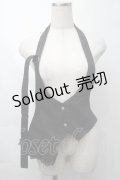 GRAMM / 切替レースホルターベスト  黒 S-25-09-29-039-HN-TO-HR-ZS