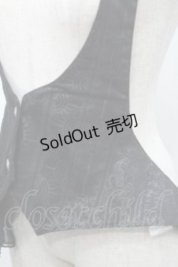 画像3: GRAMM / 切替レースホルターベスト  黒 S-25-09-29-039-HN-TO-HR-ZS