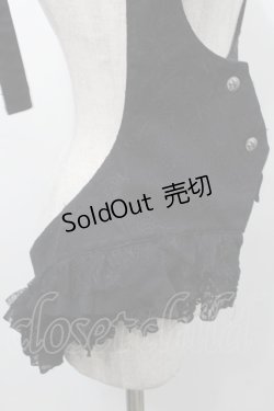 画像4: GRAMM / 切替レースホルターベスト  黒 S-25-09-29-039-HN-TO-HR-ZS