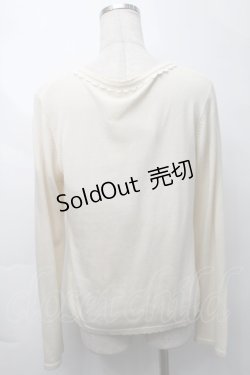 画像2: axes femme / パールボタンニットカーディガン  キナリ S-25-09-29-040-AX-TO-HR-ZS