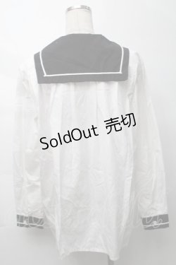 画像2: ネバアランド / セーラーブラウス  白 S-25-09-29-041-LO-BL-HR-ZS