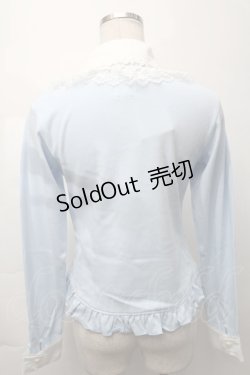 画像2: MAM MAXICIMAM / ラブリーカプリスローズシャトーカットソー  サックス S-25-09-29-044-LO-TO-HR-ZS