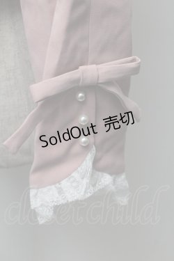 画像4: mille fille closet by LODISPOTTO / Mysteriousフリルフラットカラージャケット  ピンク S-25-09-29-045-LO-JA-HR-ZS