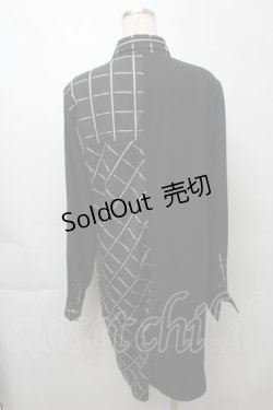 画像2: MiDiom / ロングシャツ  黒 S-25-09-29-046-PU-BL-HR-ZS