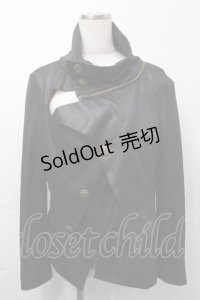 NAOTO SEVEN / ギロチンジャケット  黒 S-25-09-29-049-HN-TO-HR-ZS