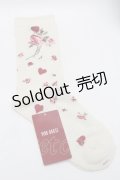 PINK HOUSE / ハートローズソックス  アイボリー S-25-09-29-007-LO-ZA-HR-ZS