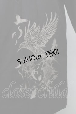 画像3: Sixh / プリントロングジャケット  黒 S-25-09-29-052-HN-JA-HR-ZS