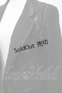 画像5: DARK RED  RUM / レース切替ダメージジャケット  黒 S-25-09-29-054-HN-JA-HR-ZS