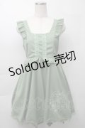 axes femme POETIQUE / ユニコーン刺繍ワンピース  グリーン S-25-09-29-058-AX-OP-HR-ZS
