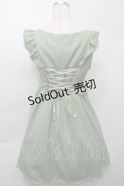 画像2: axes femme POETIQUE / ユニコーン刺繍ワンピース  グリーン S-25-09-29-058-AX-OP-HR-ZS