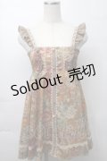 axes femme / ゴブラン柄チュニック  ベージュ S-25-09-29-061-AX-OP-HR-ZS
